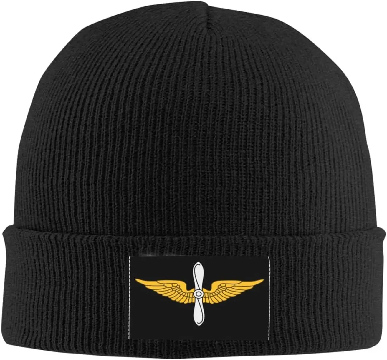 

Aviation Patterrn Funny Unisex Beanie for Men Women Acrylic Fiber Winter Soft Cozy Warm Stretch Thick Trendy Knitted Caps