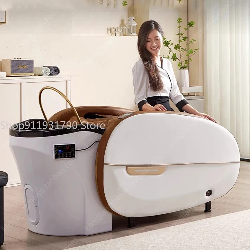 Luxury Massage Hair Washing Bed Stylist Head Spa Shower Chair