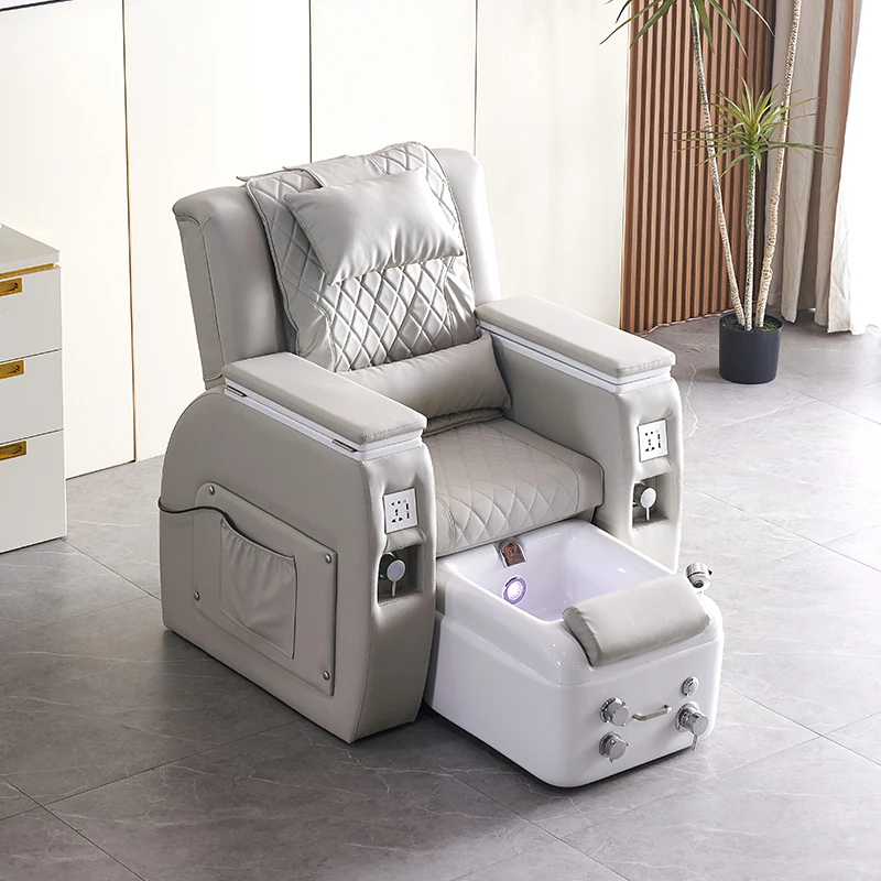 Foot massage bed, electric foot bath sofa, armchair bed, nail art, beauty chair, foot massage electric lounge chair M01
