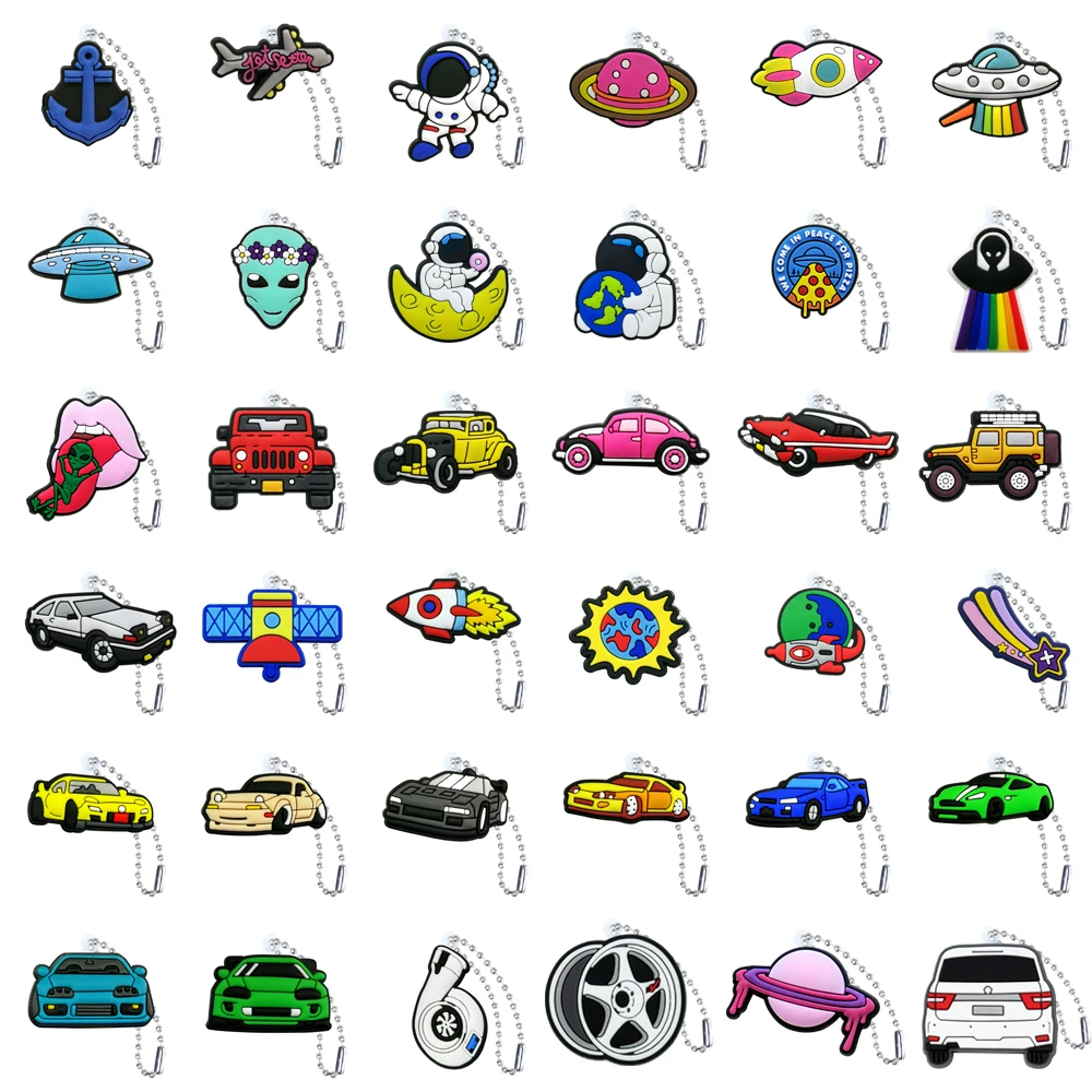 100PCS Set Kawaii Animal Mexican Style Religion Fashion Keychain fit Cup Handle Pendant Car Key Accessories Gift acrylic key chain
