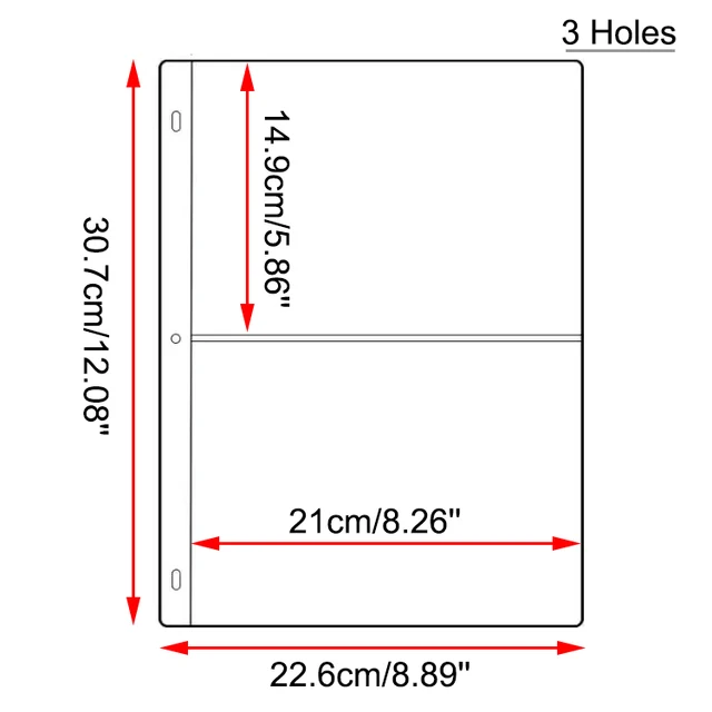 Bustine Trasparenti Per Foto A4 - Confezione Da 50 Con 4 Scomparti Per Album Fotografici - Foto 6