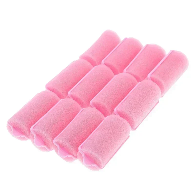 Soft Sponge Foam Cushion Hair Rollers Curlers Salon Barber DIY Hair Curlers Rollers Hairdressing Tool Kit DIY Home 2cm 12pcs/Set