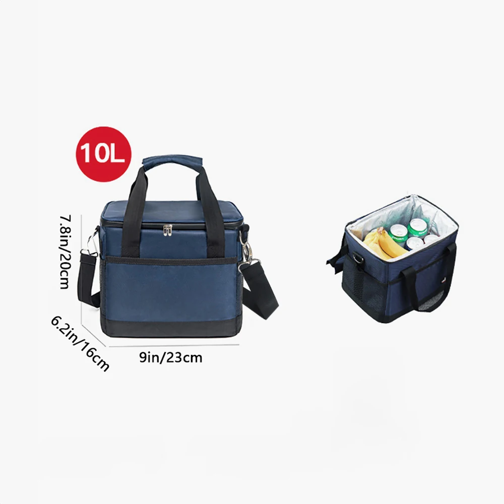 Großvolumige Isolierbox, dicke Isoliertasche, wasserdichte Picknicktasche, Outdoor-Kühlbox, Lebensmittel-Lieferbox und Takeaway-Box – Detail 2