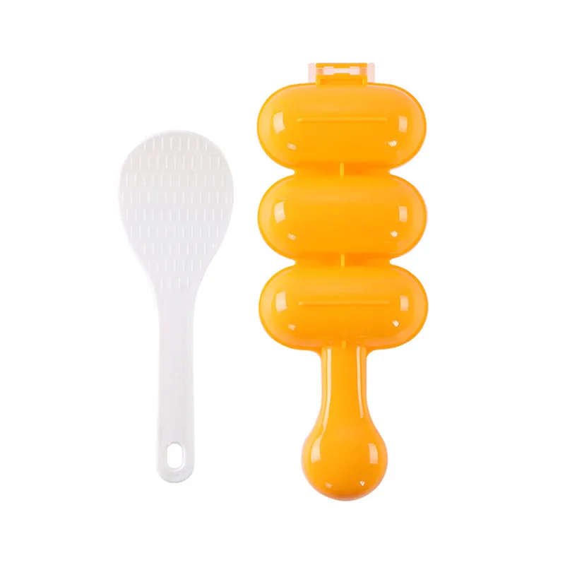 Rice Ball Maker Rice Roll Shaker Lunch Maker Mould Onigiri Mold DIY