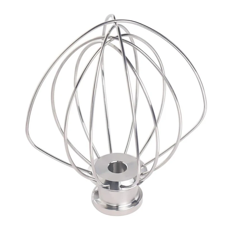 New K45WW KitchenAid Stainless Steel Whisk Whip Mixer Flour Cake Food Balloon Whisk 4.5QT Fits Mixers Egg Cream Kitchen Tools rotary whisk balloon wire whisk ball whisk wire whisk