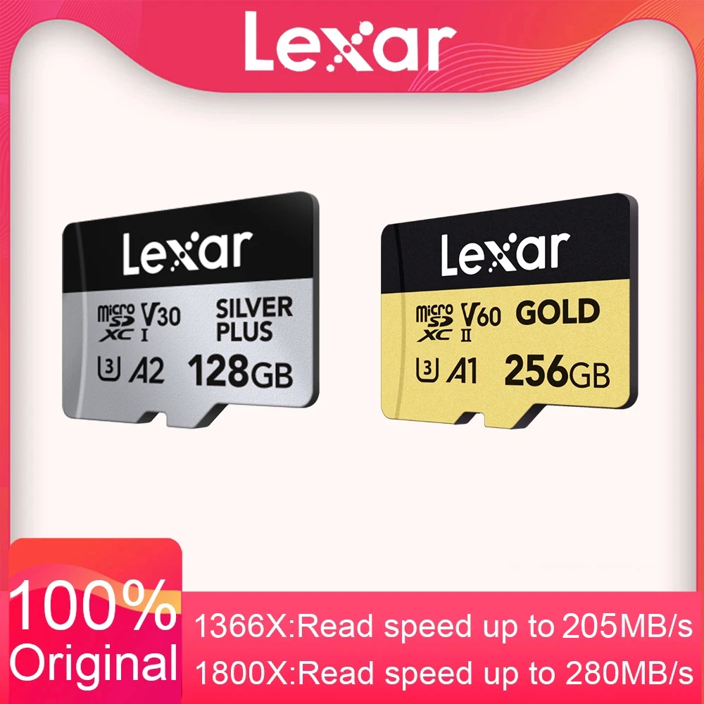 Trail Cams Galore Lexar E-Series 128GB Micro SD Card Micro SDXC UHS-I Flash Memory Card With Adapter, 100MB/s, C10, U3, A1, V30, Full HD, 4K UHD, High...