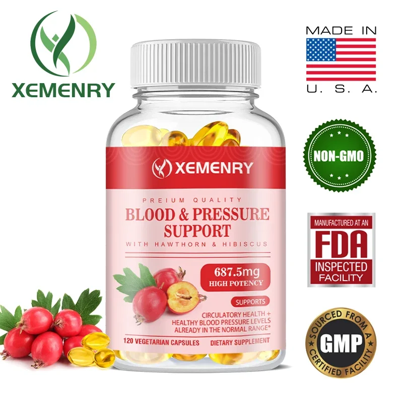 

Premium Supplement with Hawthorn, Hibiscus and Garlic