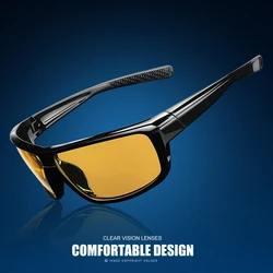 Polarized UV Protection Lightweight Sports Sunglasses (C3 Yellow)