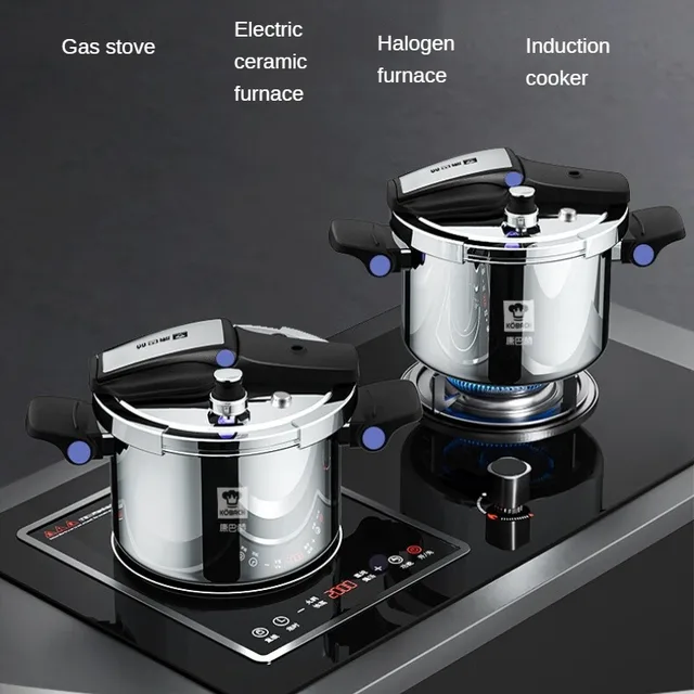 Explosion Proof Quick Cooking Pressure Cooker for Gas Stove and Induction Cooker Quick Cooking Function 120kpa 3