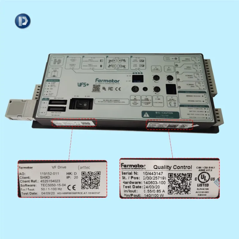 Keep Getting New Lift Parts Fermator Elevator Door Controller VVVF5+