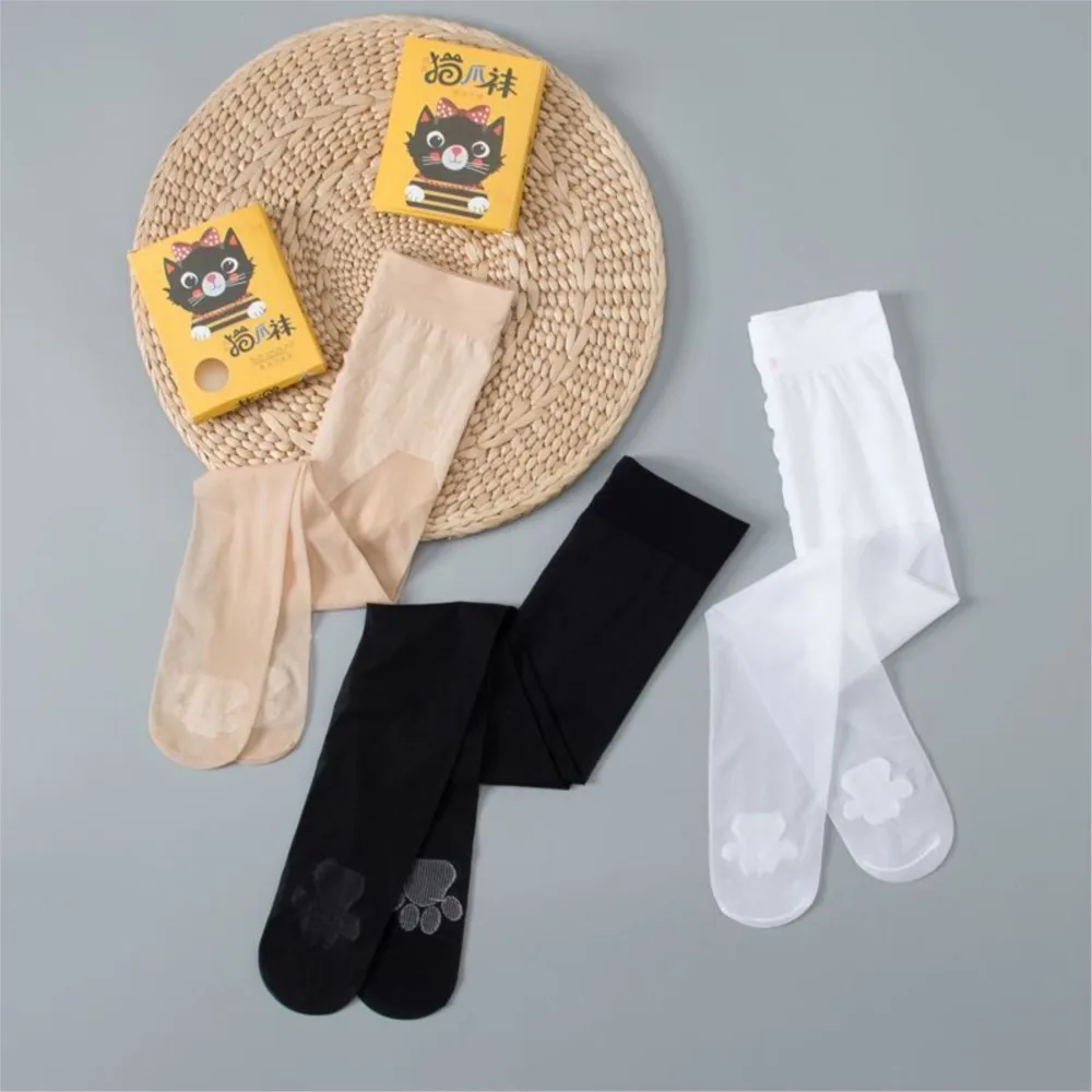 Girls' pantyhose Summer Thin flesh-colored Dance tights Spring and Autumn baby stockings Ultra-thin white pantyhose for children