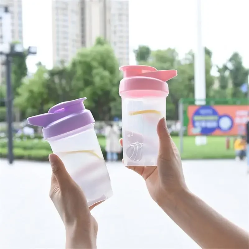 Sports Water Bottle Portable Water Bottle 5/3/1Pcs New 300ML Cute Water Bottle for Girl Drink Leak Proof Sports Bottles Protein Shaker Water Bottle Drinkware BPA FREE