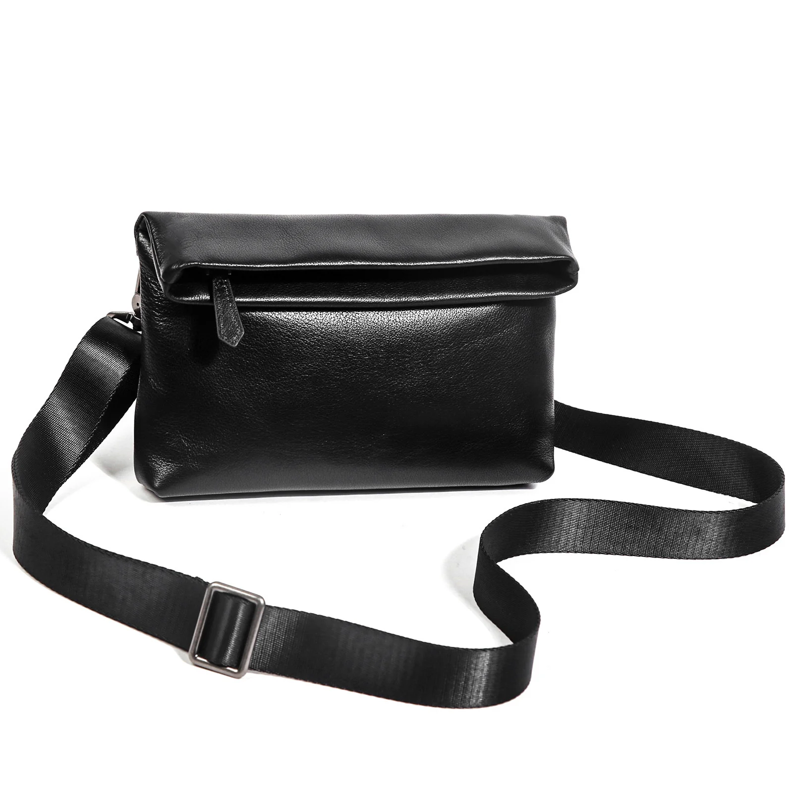 

New Man Handbag Small Flap Sling Bags Men's Crossbody Bag Genuine Leather Bag Handbag Shoulder Messenger Bag Men Day Clutch Bag