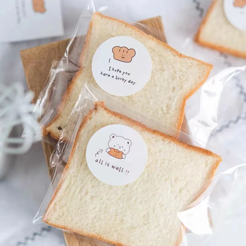 Custom Handmade with Love Stickers – Round & Square Self-Adhesive Labels for Bread, Bak... - SKU CHS13110 - UGI Packaging