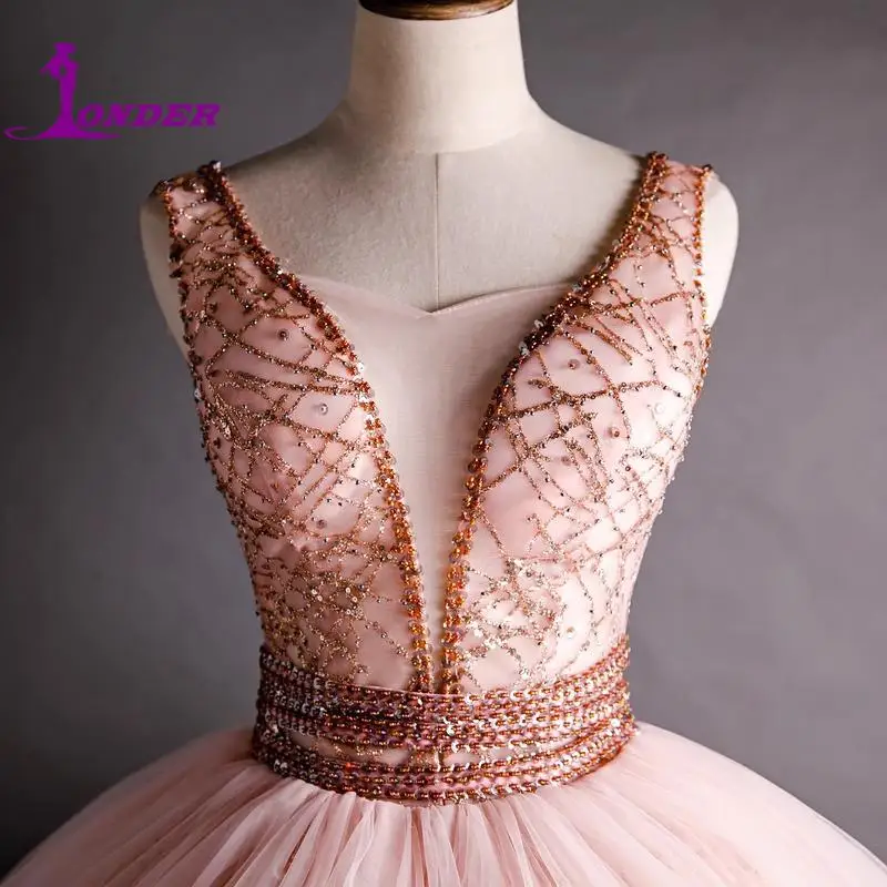 Sonder Vintage Ball Gown Quinceanera Dresses Petite Girls Birthday Party 15 Quinceanera Dress V-neck Beautiful Shirt
