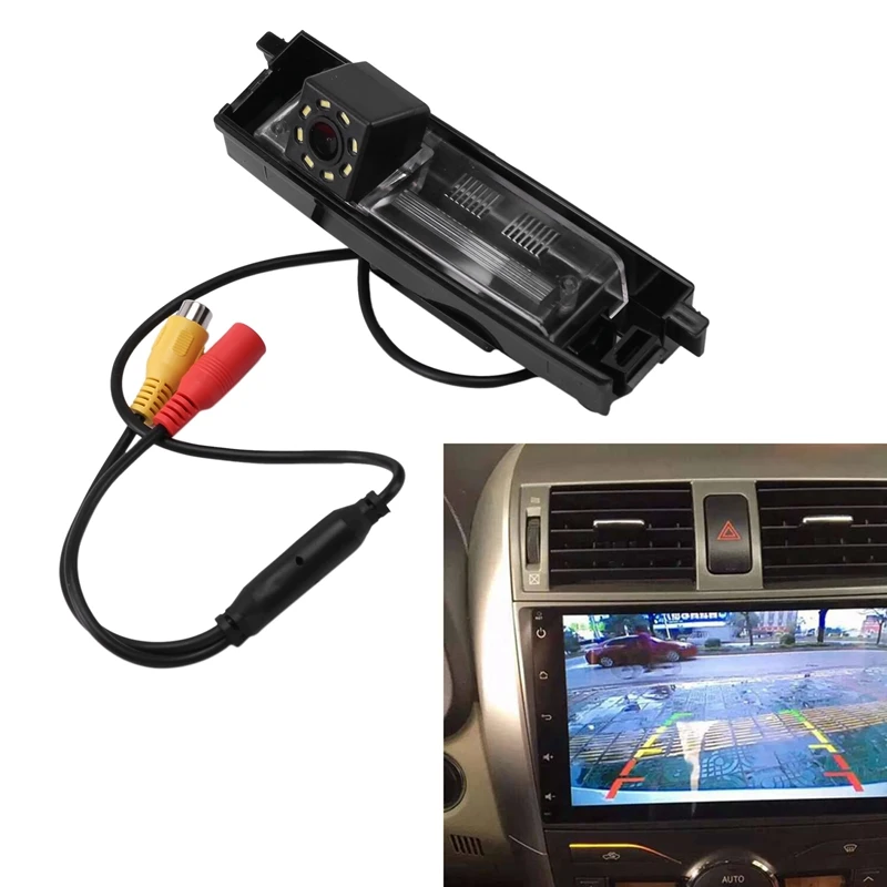 

Car Reversing Rear View Camera 12 Lights Reversing Parking Camera For Toyota RAV4 2006-2012