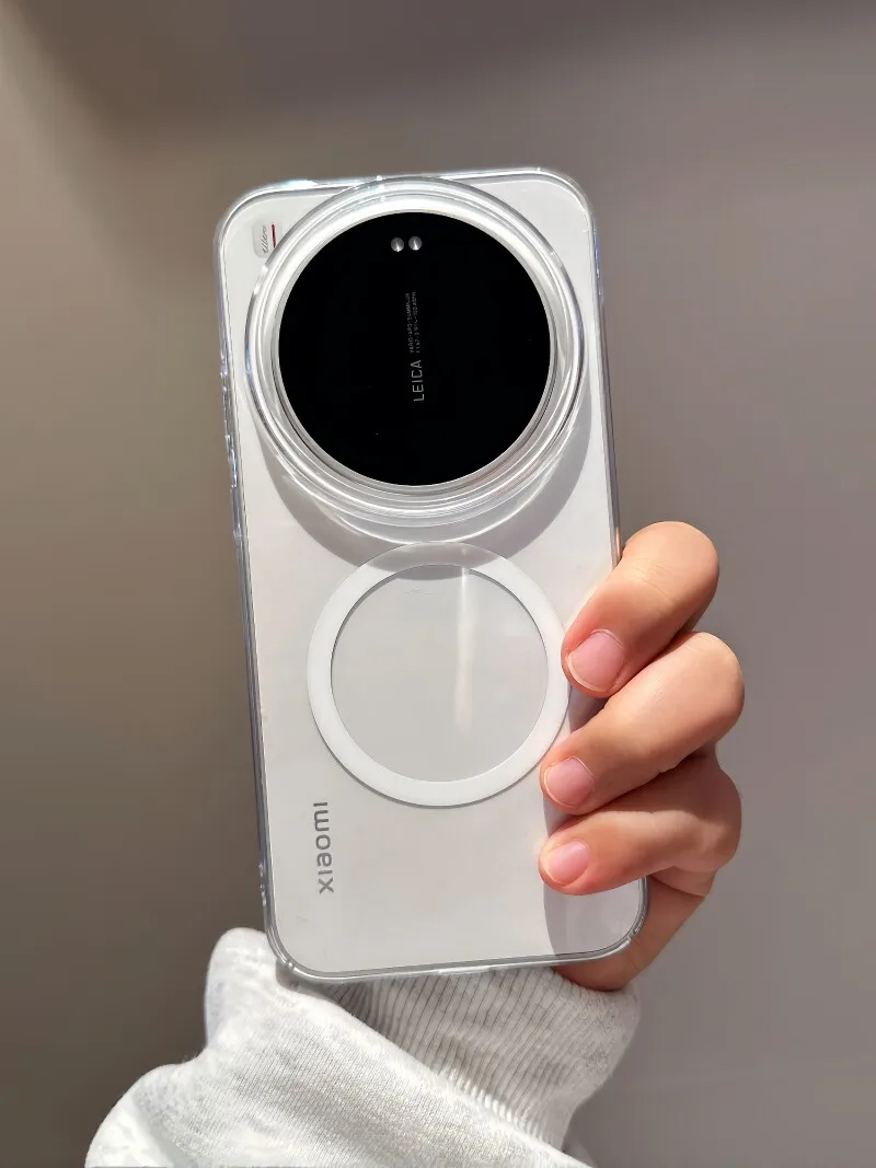 Magnetic Wireless Charging Transparent Shockproof Protective Case