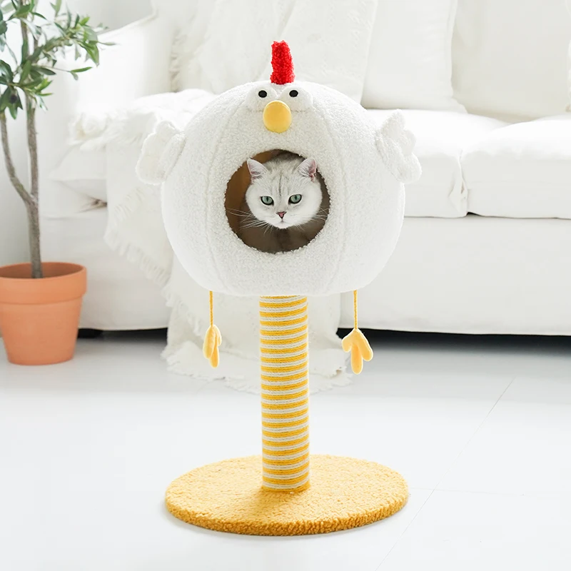 

Scratching Post Cat Tree Tower Condo Small Cute Sisal Bed Cat House Shelves Sofa Playground Casa Gato Pet Products LJ50CS