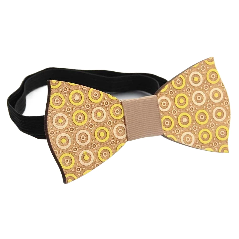 Elegant Wooden Bow Ties For Men Shirts Accessories Women's Fashion Wood Ties Korean Style Bowties Man Neck Tie Gifts Boys Bowtie