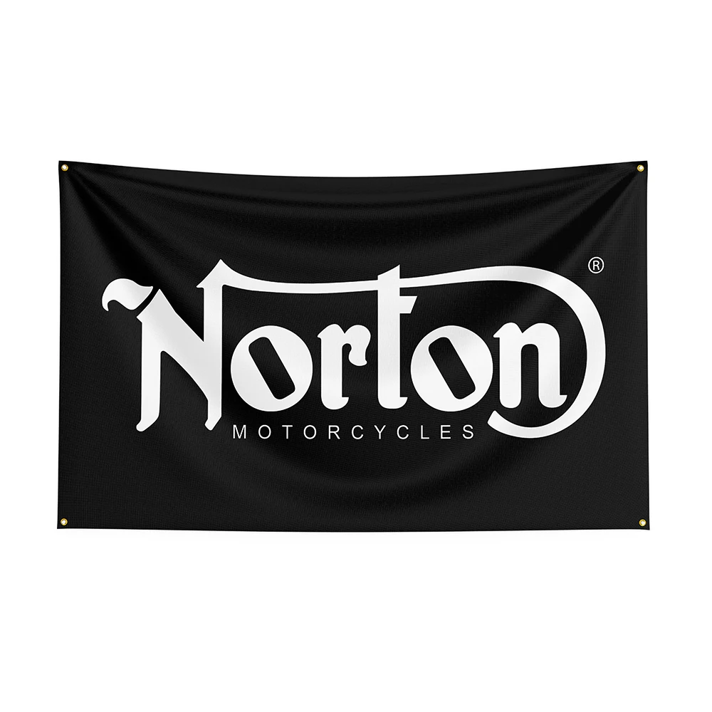 

3x5Ft Nortons Flag Polyester Printed Racing Car Banner For Decor