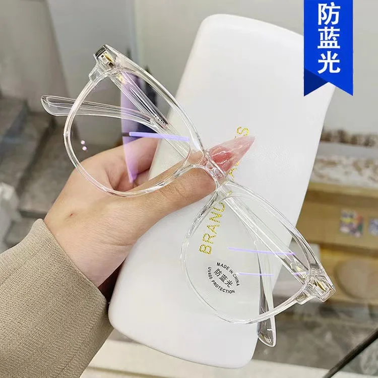 Classic Transparent Computer Glasses Frame Women Men Anti Blue Light Glasses Blocking Glasses Optical Glasses Lenses Oculos Male