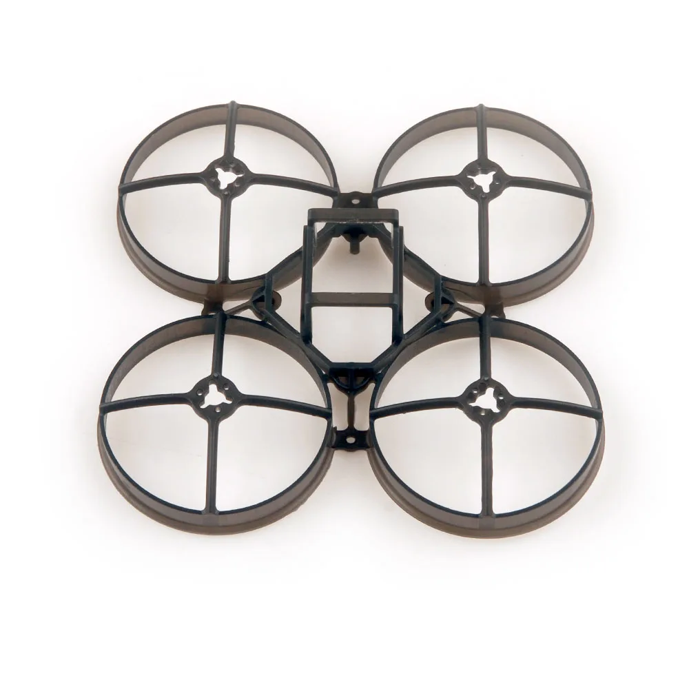 Cadre Mobula7 O4 80mm Happymodel posé sur fond clair, mettant en valeur sa conception compacte et légère
