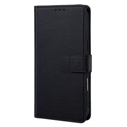 Luxury Leather Flip Cover Business Phone Case - Honor 30S (XSJ - BK)