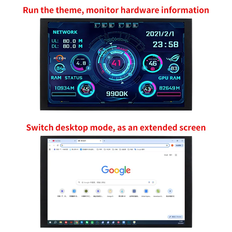 Windowsデスクトップ May Thandar 240X128 Graphic LCD Module | STN+ Gray Display with White