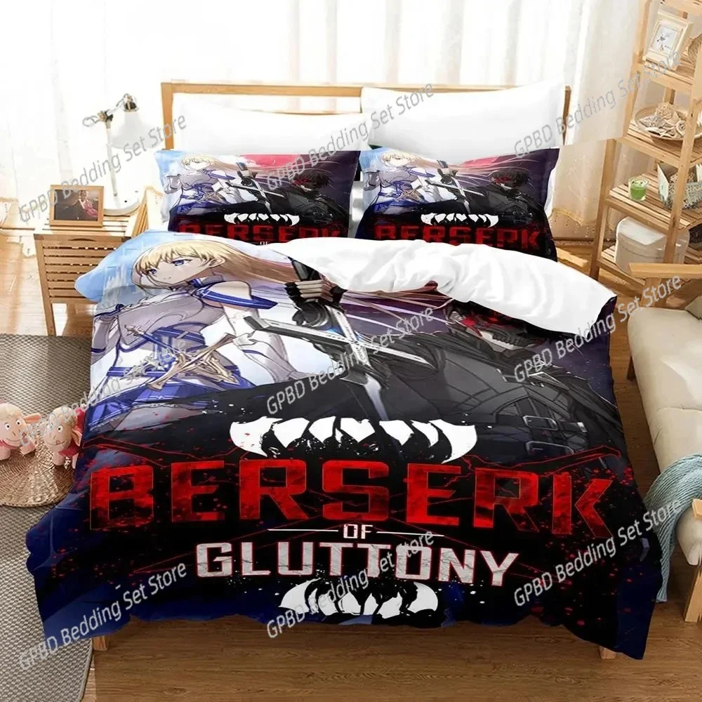 3D Print Anime Berserk Bedding Set Double Twin King Duvet Cover Comforter Pillowcase Boys Girls Adults Bedroom Duvet cover sets 6