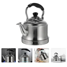 Stainless Steel Tea Pots for Stove Whistling Tea Kettle with Infuser Coffee Kettle Gooseneck Kettle for for Camping Home Kitchen