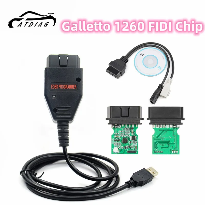 

2023 Galletto 1260 ECU Chip Tuning Tool OBD2 Car Diagnotic Tools FTDI Chip ECU Flasher Programmer Read&Write Auto OBD 2 Scanner