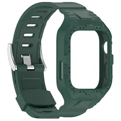 Versatile Smartwatch Accessory Set with Screen Protector and Sports Strap for Huawei Fit 3 (Army green)