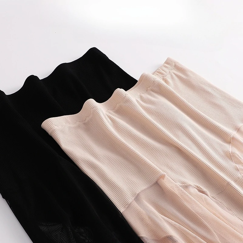 High Waist Underwear Women Summer Ice Silk Shorts Under the Skirt Safety Anti Chafing Thigh Anti Friction Pants