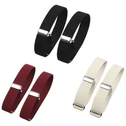 2 Pieces Shirt Sleeve Holders Arm Bands Elasticated Women Hold Garter Ladies