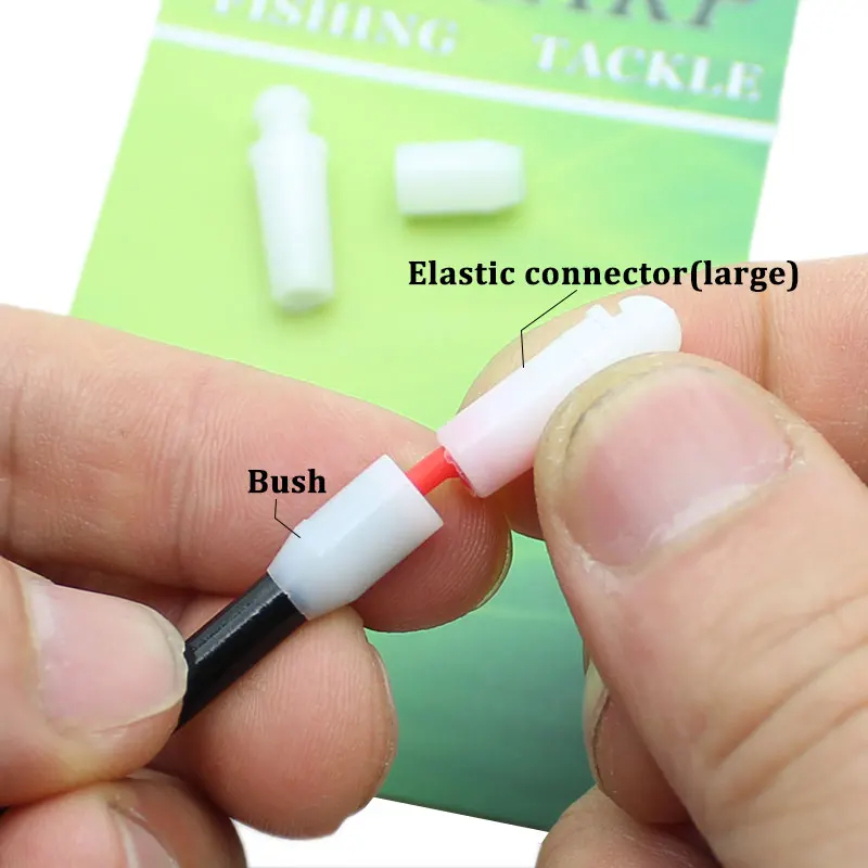 5pcs Carp Fishing Accessories Pole Elastic Connectors Pole Tip