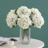Artificial Flowers Fake Silk Hydrangea Bridal Clearance Wedding Decoration Home Room Table Accessories Garden Party Festival DIY 2