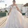 LAYOUT NICEB Off Shoulder Appliques Sweetheart Bride Dress Short Sleeves Backless Wedding Gowns Custom Made robes de mariée 2024 1