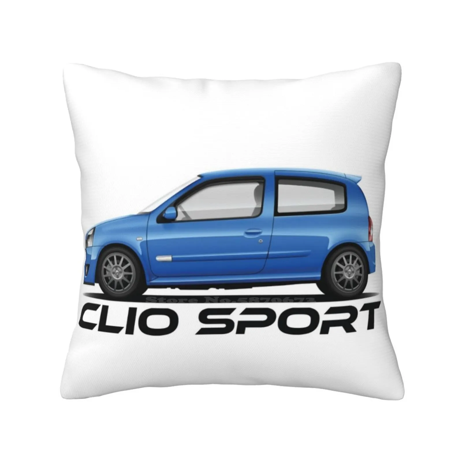

Чехол для диванной подушки Clio 182 Cup-французский гоночный синий Модный наволочка Clio182 Clio172 French racingblue