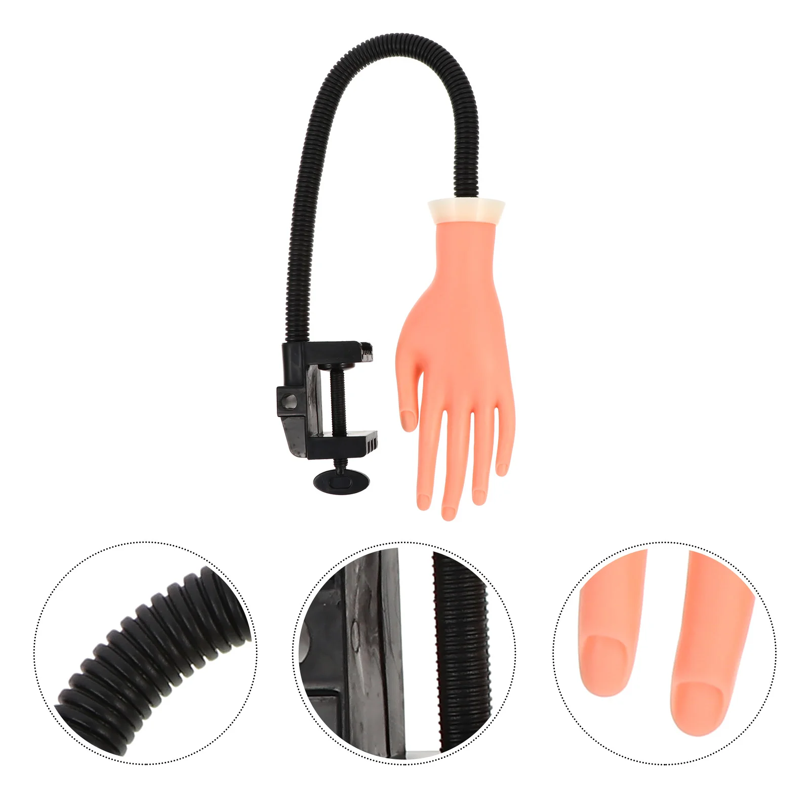 

Nail Training Practice Movable Fake Hand Model for DIY Manicure Practice