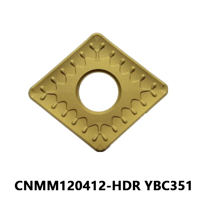 

CNMM120412-HDR YBC351 CNMM 120412 HDR Твердосплавные вставки с ЧПУ 10 шт. Внешний токарный инструмент Токарный станок по металлу Режущие лезвия высокого качества