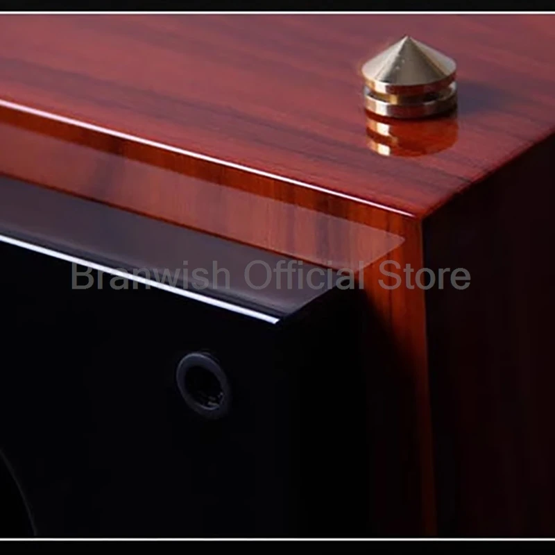 120W*2 Power Speaker 6.5 Inch Passive Subwoofer Speaker Bookshelf HiFi Two-Way Surround Sound Desktop Sound Box