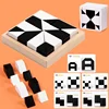 Montessori Geometric Shape Puzzles Building Blocks Wooden 3D Jigsaw Puzzle Kids Educational Logical Thinking Training Game Gifts 1