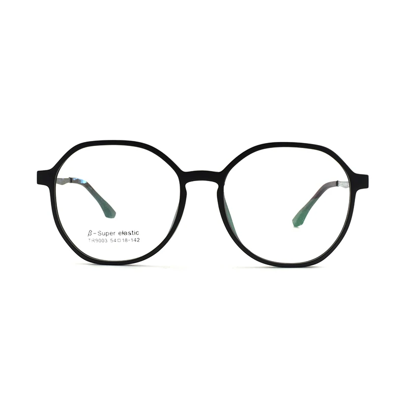 

DOISYER New TR Frame titanium glasses legs Tide polygon anti blue light glasses flat lens