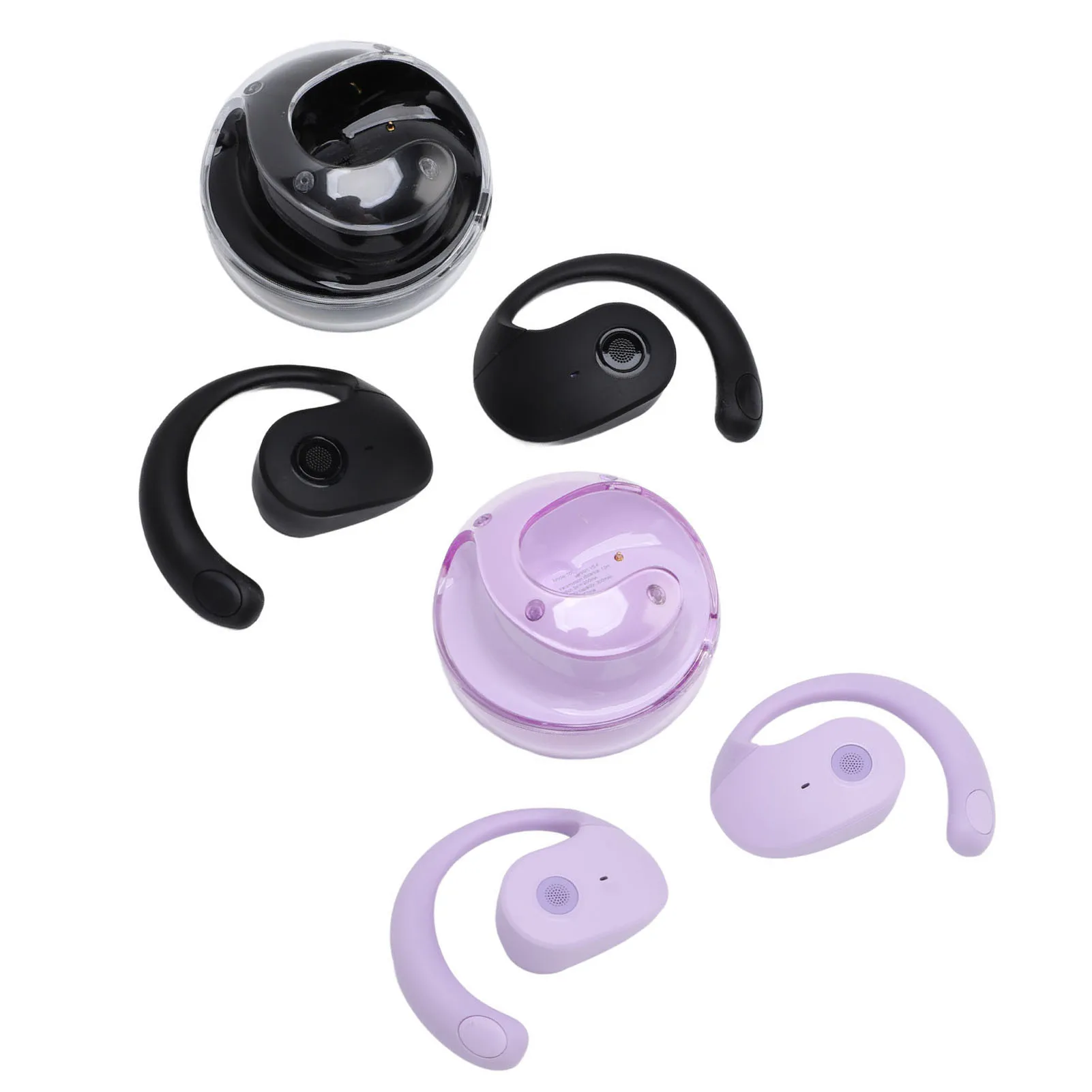 Wireless Bluetooth AI Real-time Language Translation Earphones 144 Language Ear Hanging Headphone Translator for Travel Business