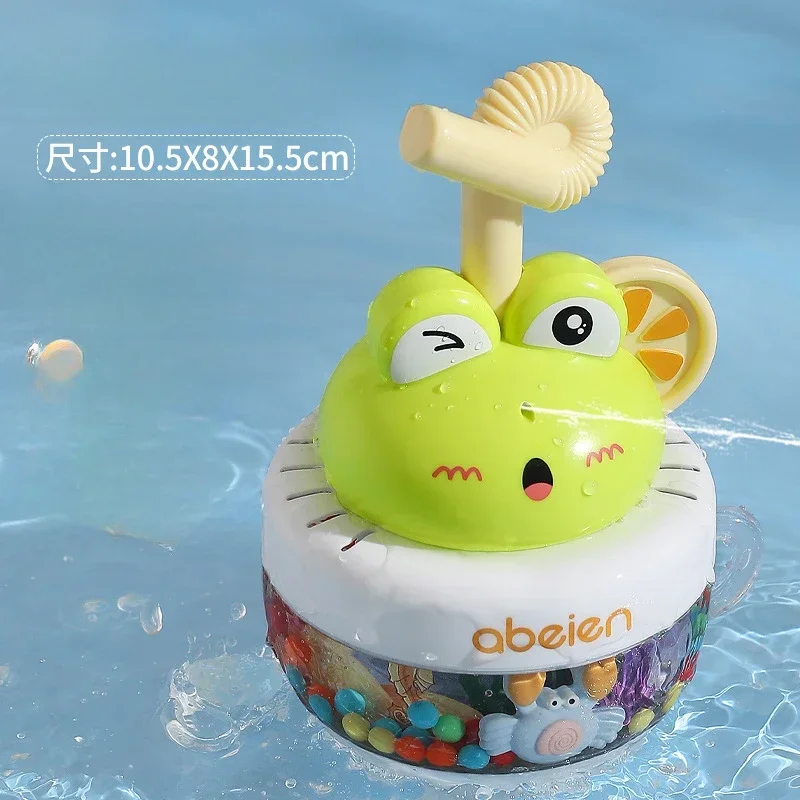 Baby Cartoon Monkey Classic Shower Bath Toy Animal Sprinkle Bathroom Swimming Bathing Shower Educational Toys For Kid Gift 4