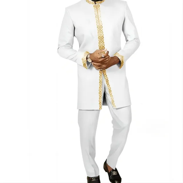 Damilola Long Sleeve Dashiki Outfit - Image 6