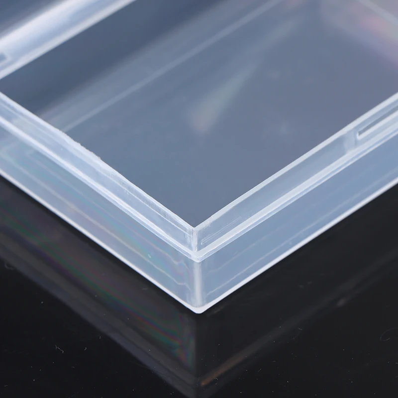 Description Picture 5 of itemEmpty Playing Cards Container Rectangle Plastic Box Transparent Poker Game Card Storage Case Packing For Board Games