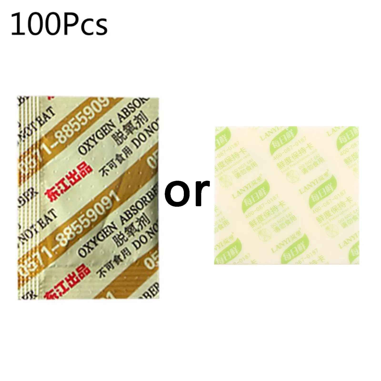 100 Bags Deoxidant 30cc Oxygen Absorbers for Mooncake Long Term Food Storage Saver CO2 Absorber N26 20 Oxygen Absorber For Food