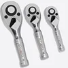 72 Teeth Quick Socket Mini Ratchet Wrench Spanner 1/4 3/8 1/2 Big Medium and Small Fly Two-way Horns Short Handle Repair Tool 1