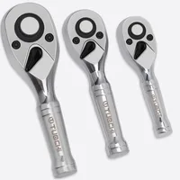72 Teeth Quick Socket Mini Ratchet Wrench Spanner 1/4 3/8 1/2 Big Medium and Small Fly Two-way Horns Short Handle Repair Tool 1